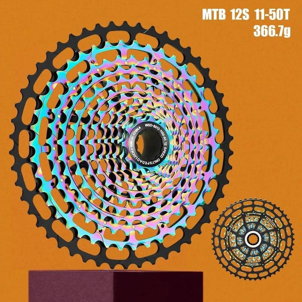 SPEDAO MTB 12 Speed ​​11-50T Cassette Ultralight 373g Fit HG
